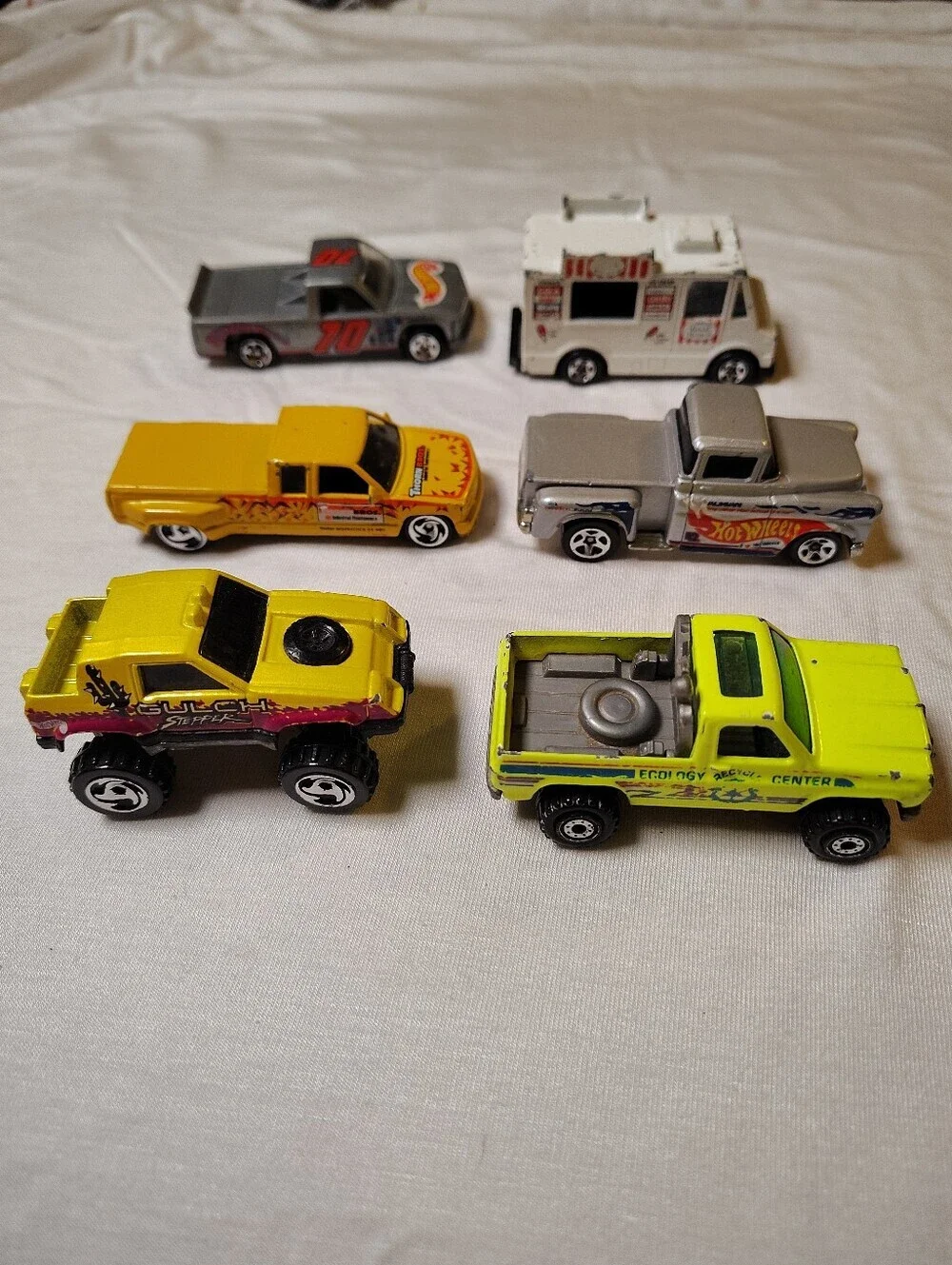 Hot Wheels Vintage Car Lot 70's-90's Chevy Trucks, Corvettes, Racing-Collectible